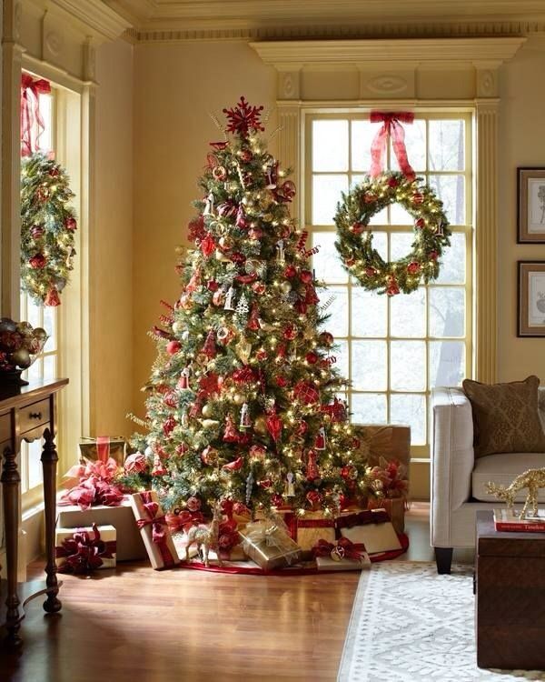 Out of Stock Red & Gold Decoration Christmas Tree - Angel Florist