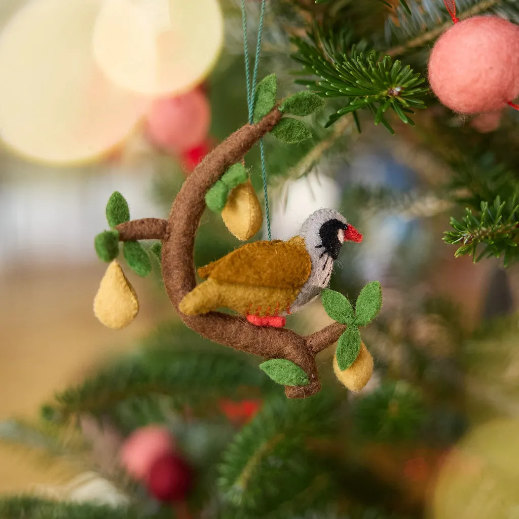 Partridge in a Pear Tree Ornament