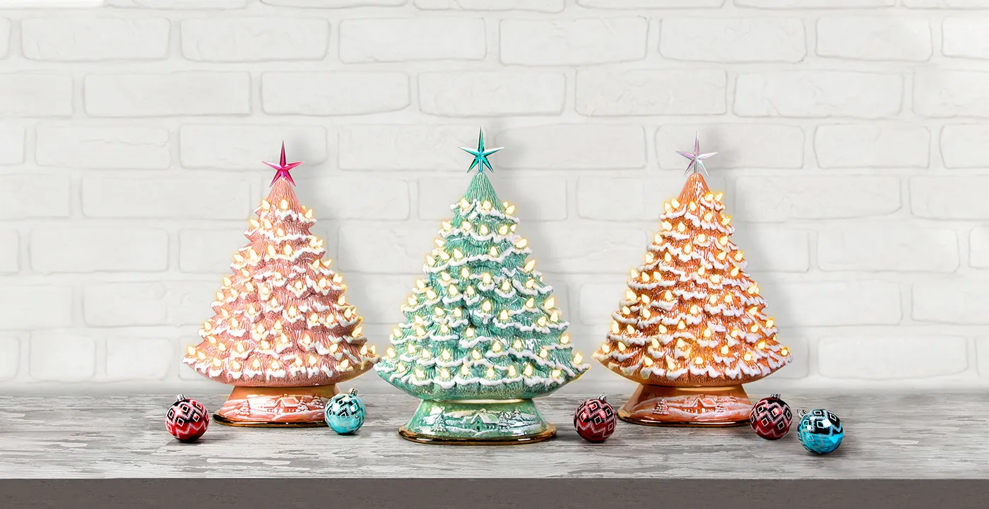 Pastel Christmas Trees - Mayco