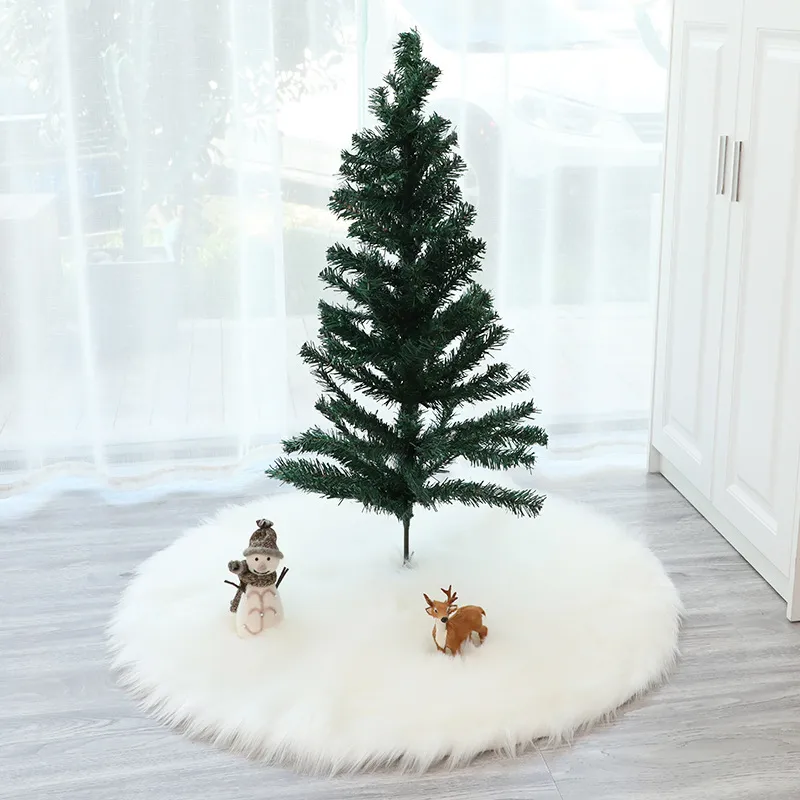 Plush Knit Tree Skirt Solid Color Christmas Tree Decoration Plush Tree Skirt Can Be Supplied By Manufacturers On Behalf Of Hair, Chinagoods.com, Yiwu Market Official Website