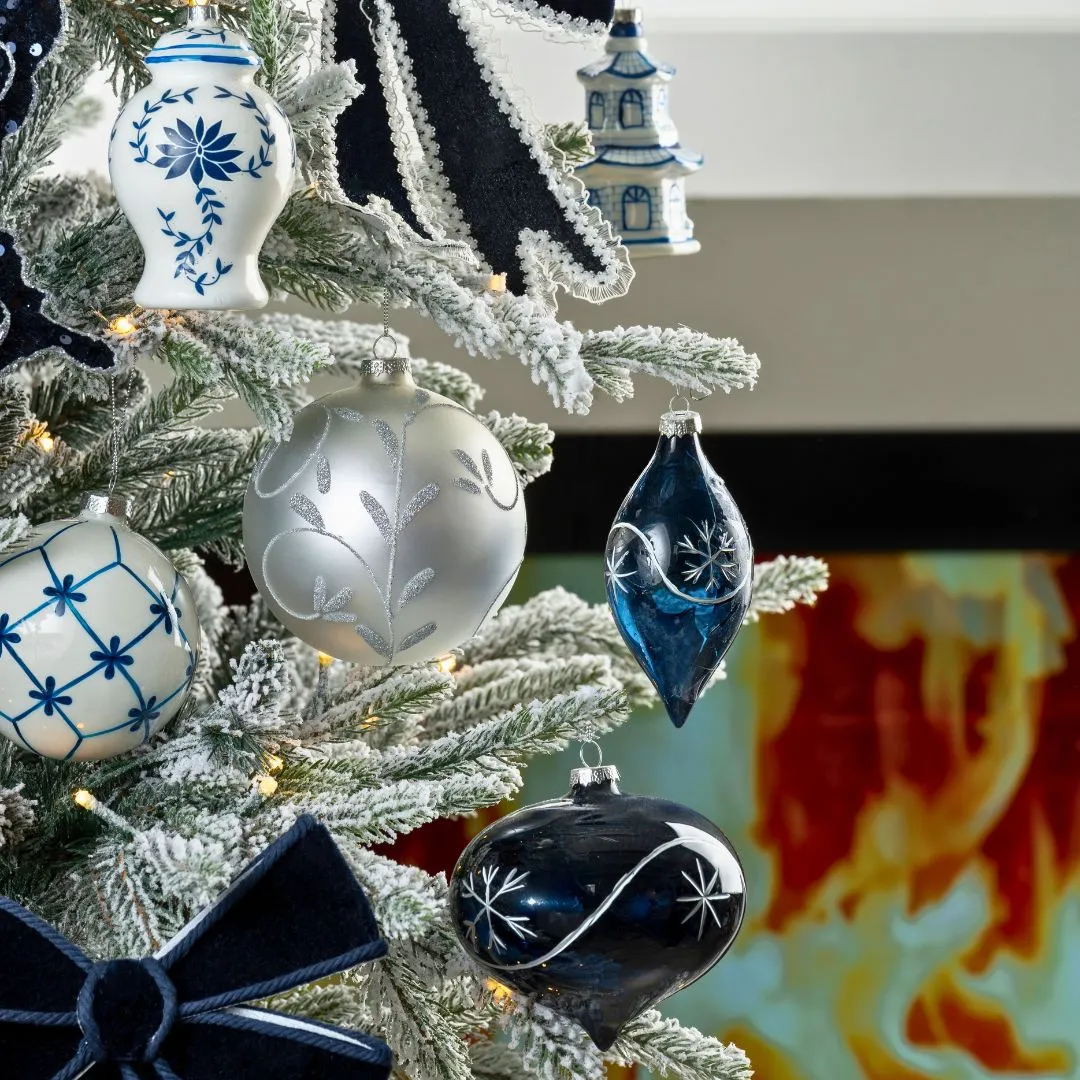 Porcelain Inspired Christmas Decor and Ornaments | Joy By – Joy By