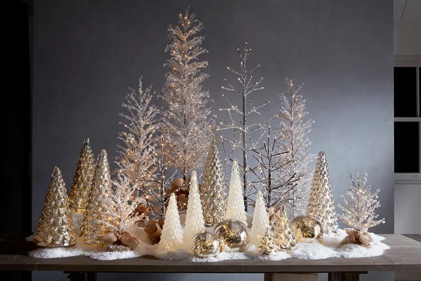 Pottery Barn Faceted Mirror Discount Tree + HOME FOR THE Immaculate  HOLIDAYS WITH POTTERY BARN