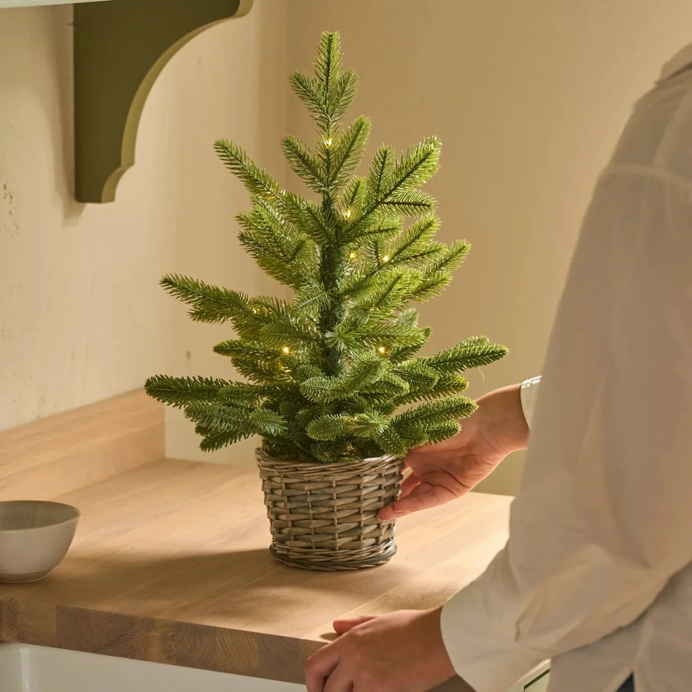 Pre-lit Christmas Trees | Artificial Nordmann Fir | Neptune