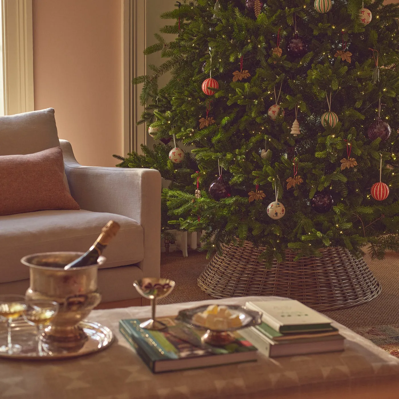 Pre-lit Christmas Trees | Artificial Nordmann Fir | Neptune