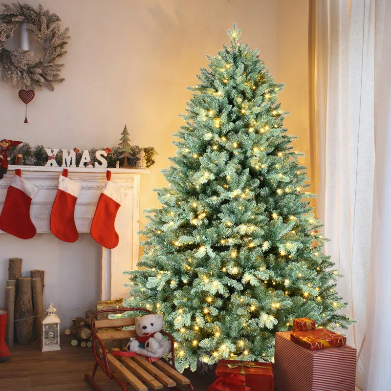 Pre-Lit Spruce Christmas Tree Size: 9 ft