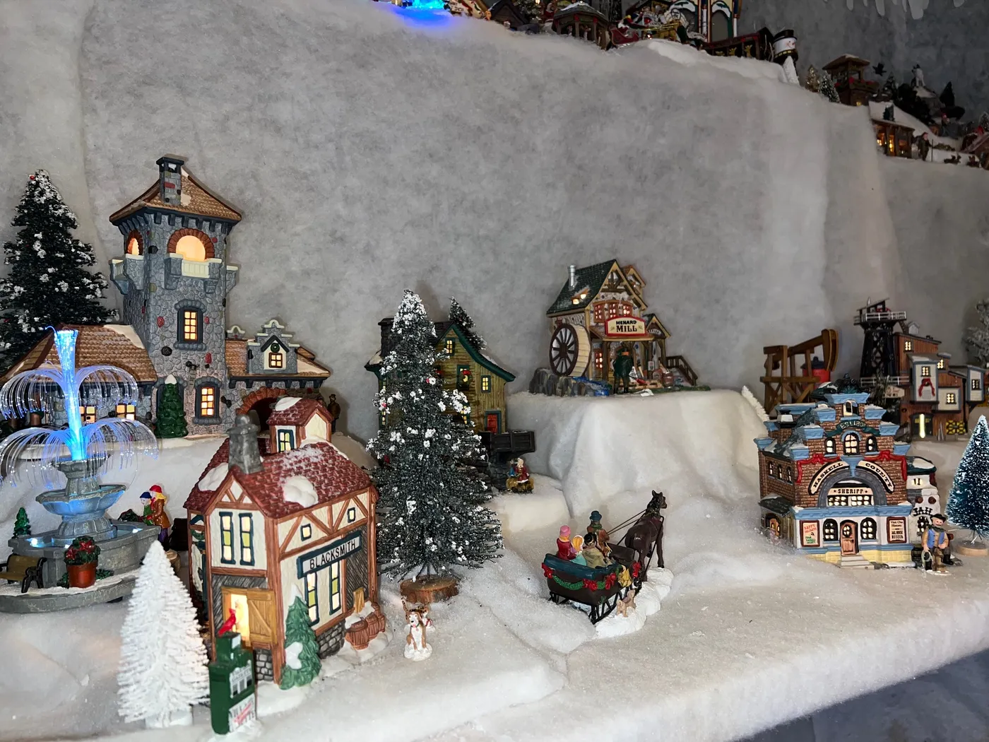 Quincy family displays one-of-a-kind Christmas village collection