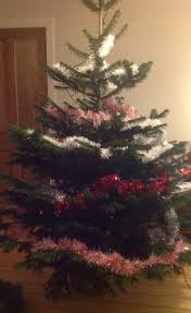 Red and White Christmas Tree