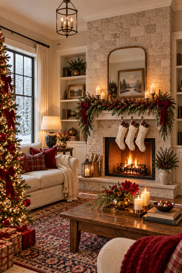 Red Christmas Decor Ideas That Make Every Room Feel Festive - Our Happy  Corner