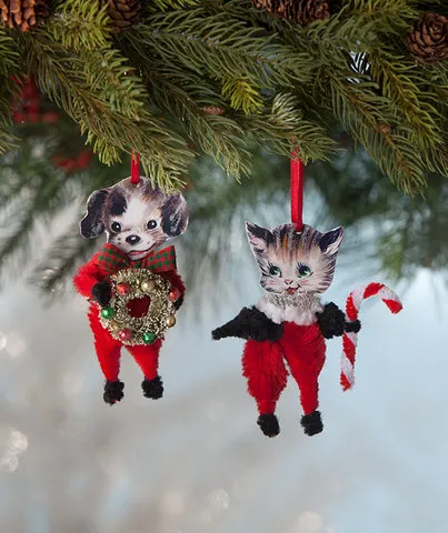 Retro Christmas Decorations tagged 'Cats' - TheHolidayBarn.com
