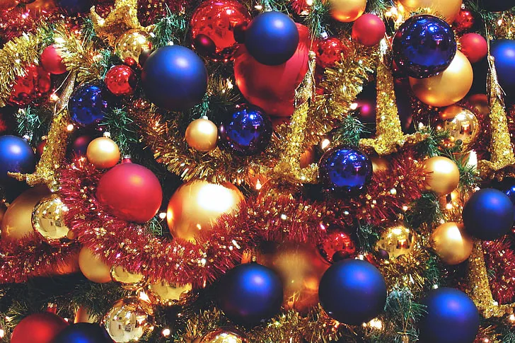 Royalty-Free photo: Closeup shot of Christmas Decorations | PickPik