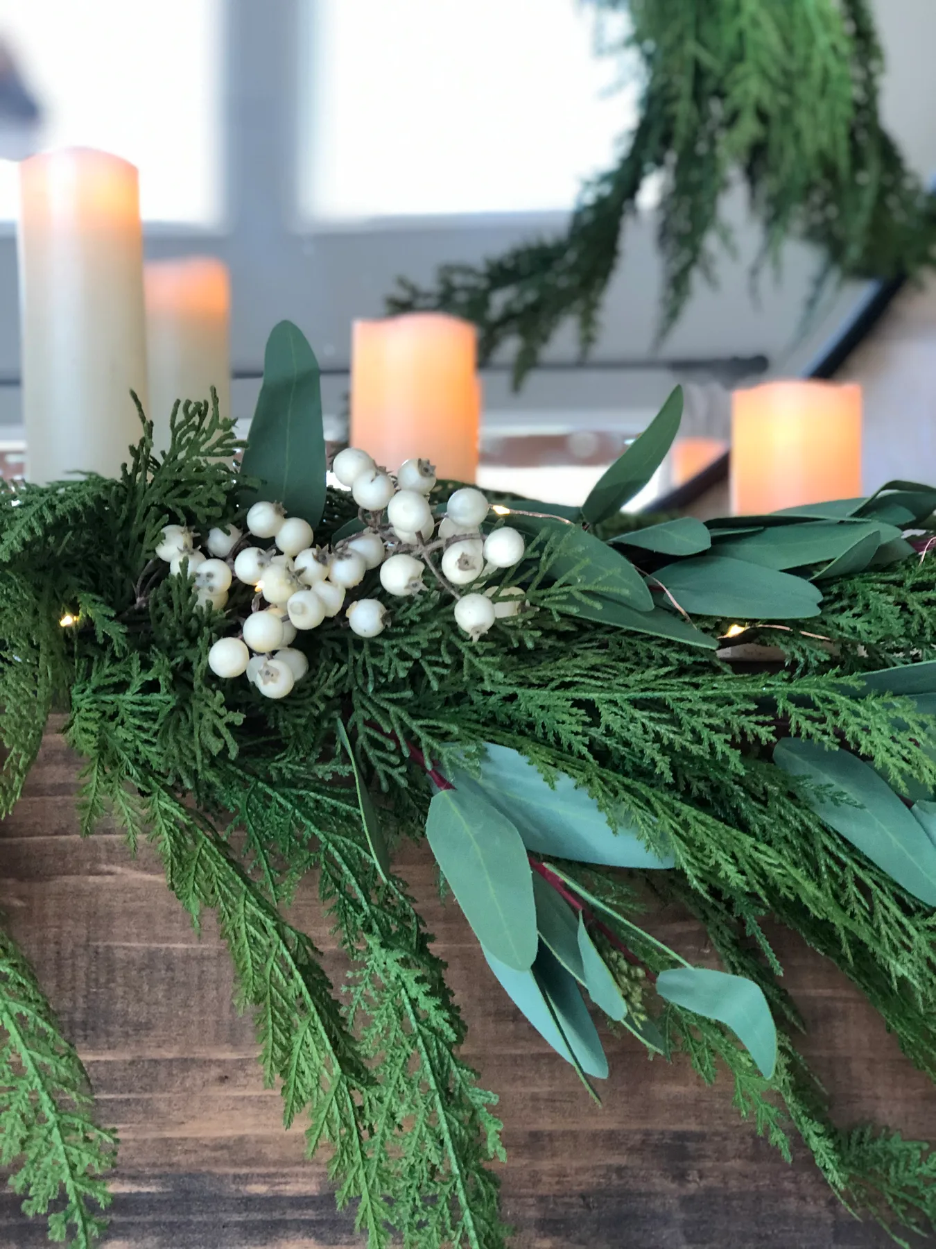 Rustic Mantel Look | How To Decorate The Mantel For Christmas