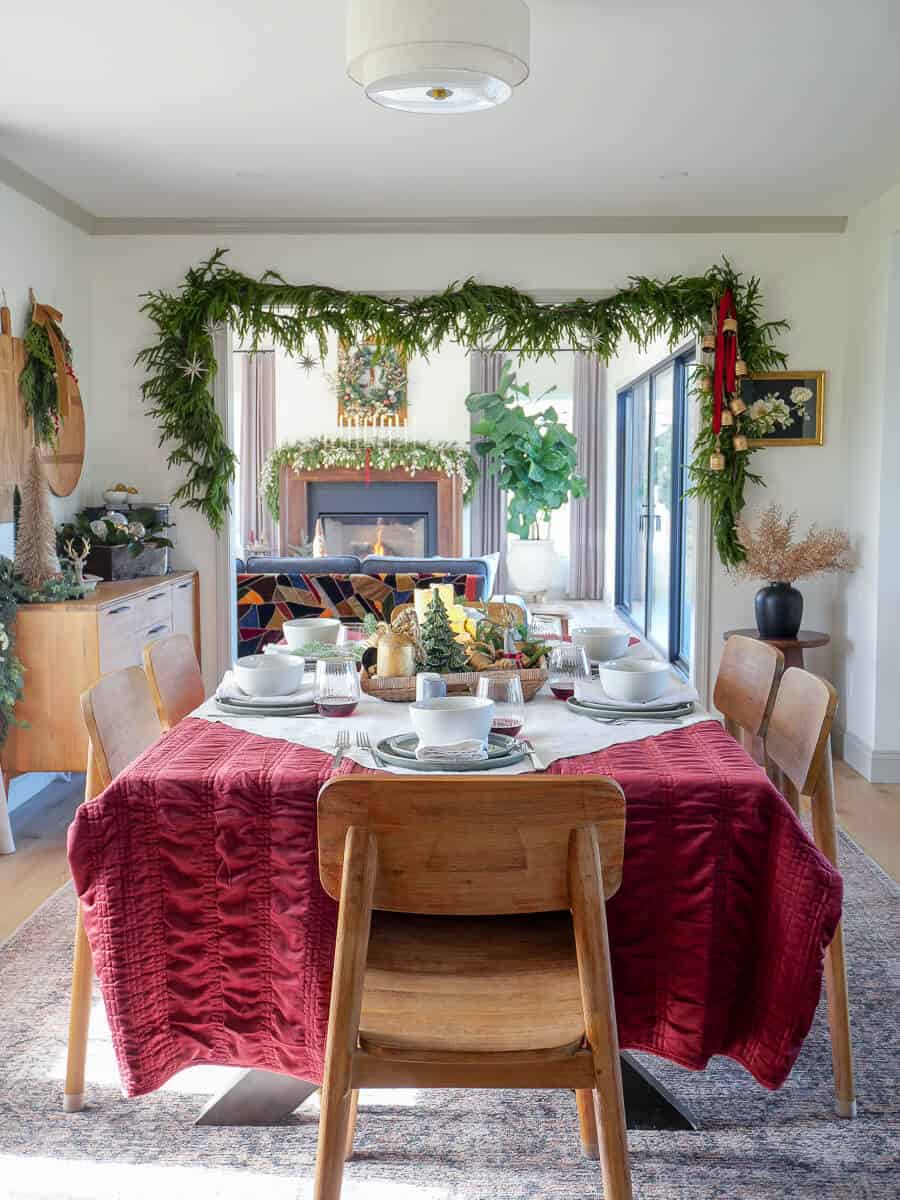 Simple Christmas Dining Table Centerpiece Ideas Elegant Christmas Table  Decor (That's Also Cozy Simple) Grace In My Space