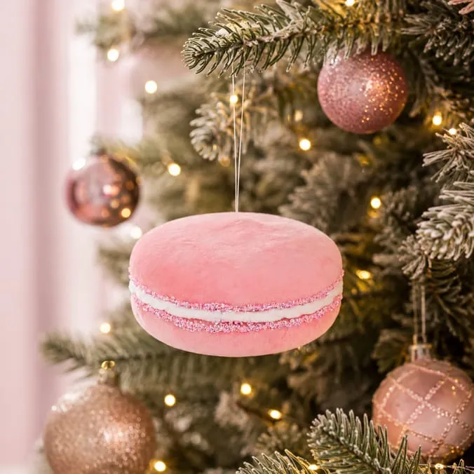 Sleigh Bells Christmas Hanging Decoration Macaron | Home Bargains
