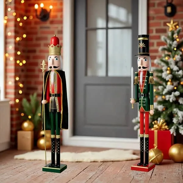 Small Nutcracker For Christmas Christmas Drummer Decoration Wooden Nutcracker Style – Angela Reed
