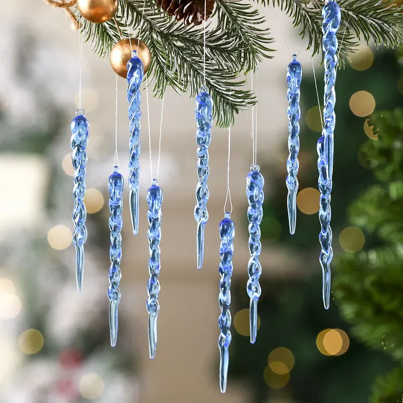 Snowflake Clear Party Hanging Decorations Aoibox 30 Pack Snowflake Crystal Christmas Ornaments Clear Acrylic Hanging Decorations
