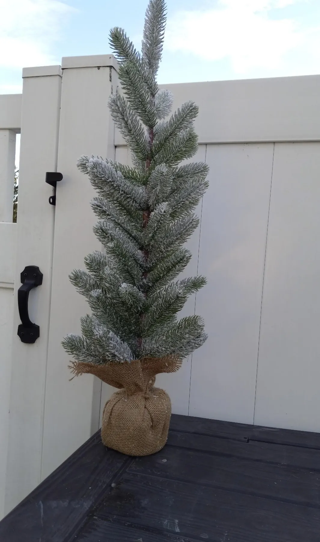 Snowy pine tree for decoration | Mercari