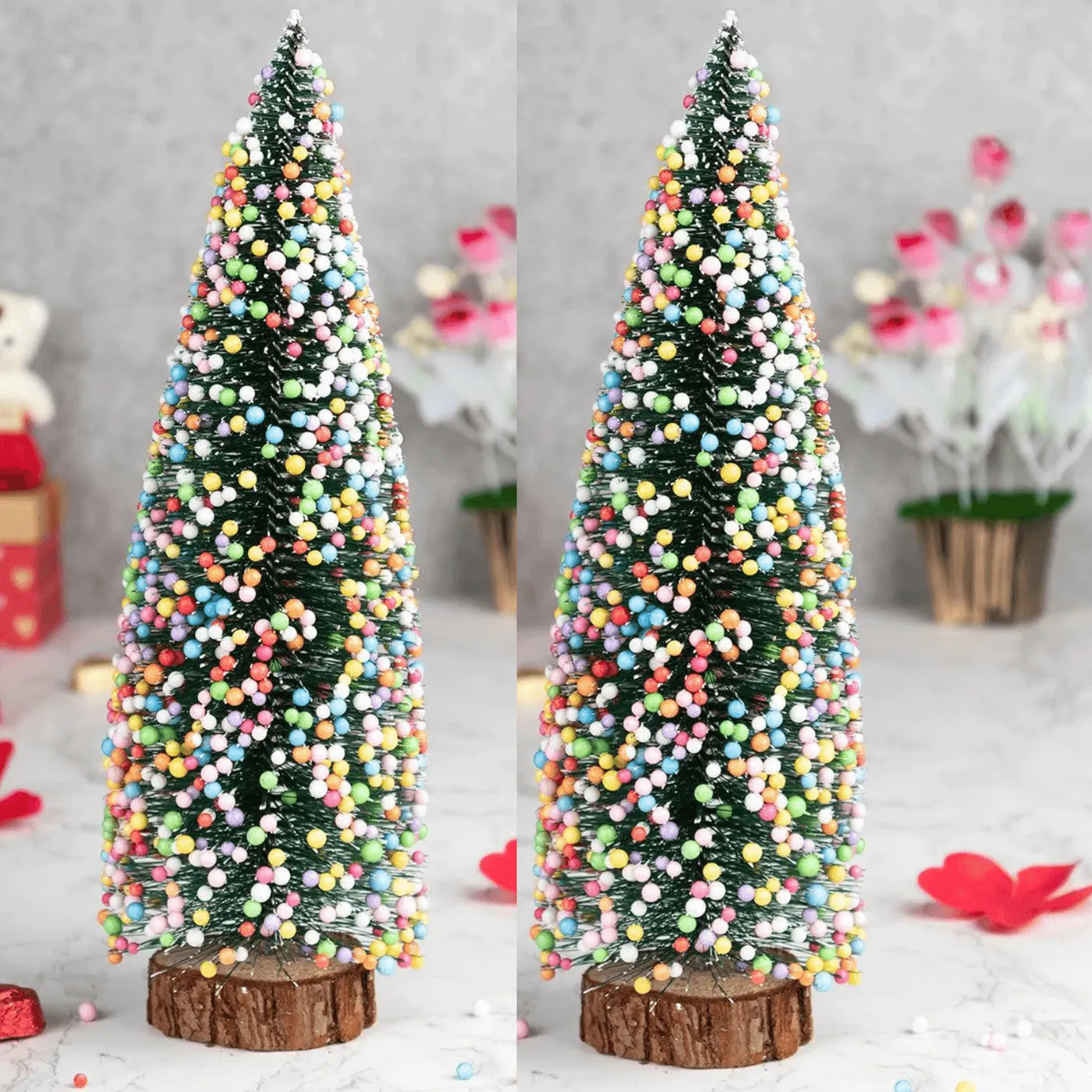 Sold Christmas Tree Shop Small Tables + Webelkart Premium First-rate  Artificial Mini Table Decor With