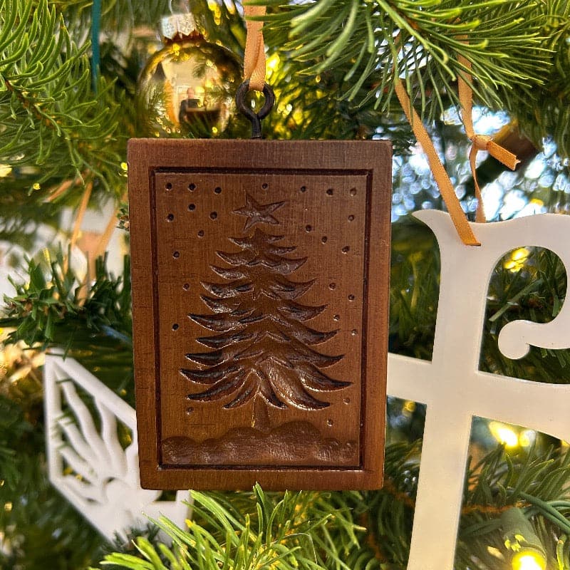 Springerle Cookie Mold Frosted Tree | House on the Hill | Faire Living