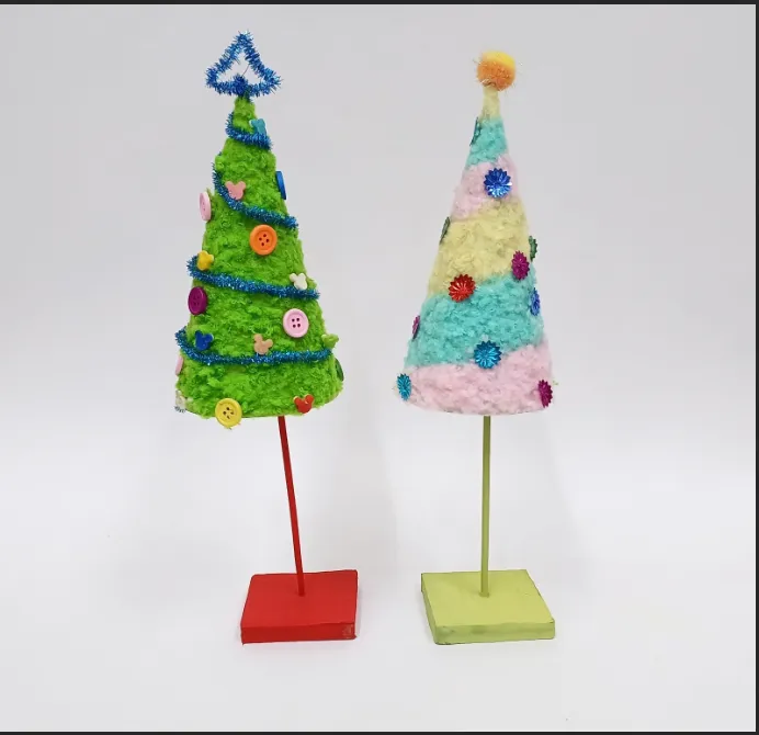 Tabletop Christmas Decor Craft Using Paper - Activity Single - FeviCreate