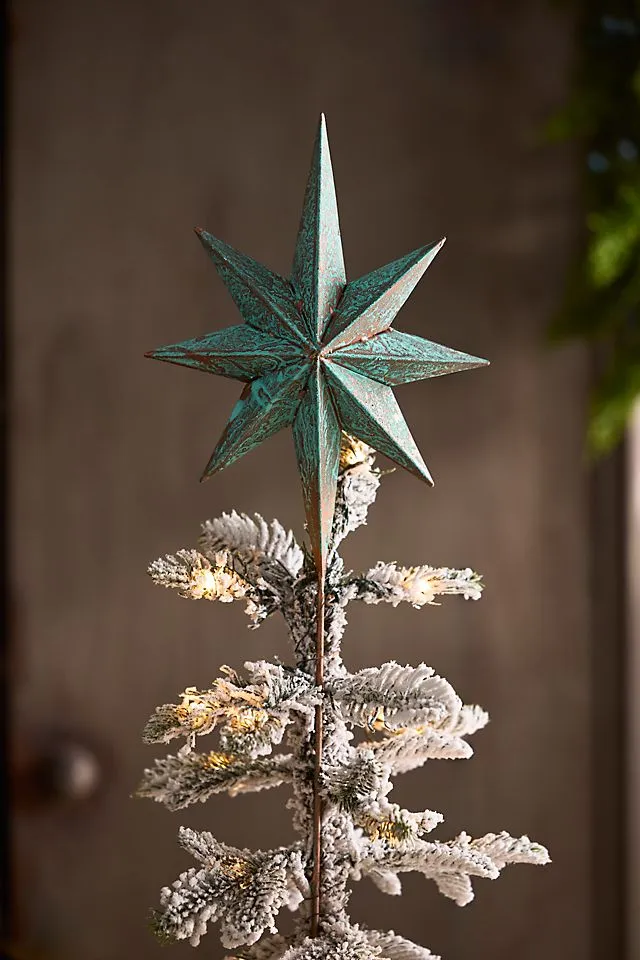 Terrain Verdigris Star Tree Topper | AnthroHome