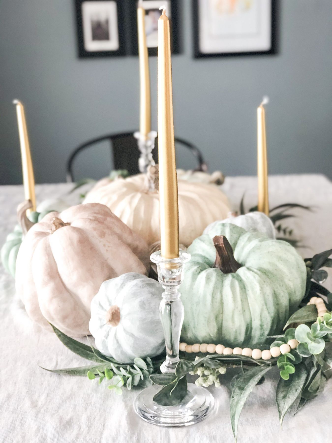 Thanksgiving Fall Neutral Glam Tablescape • 29 Design Studio