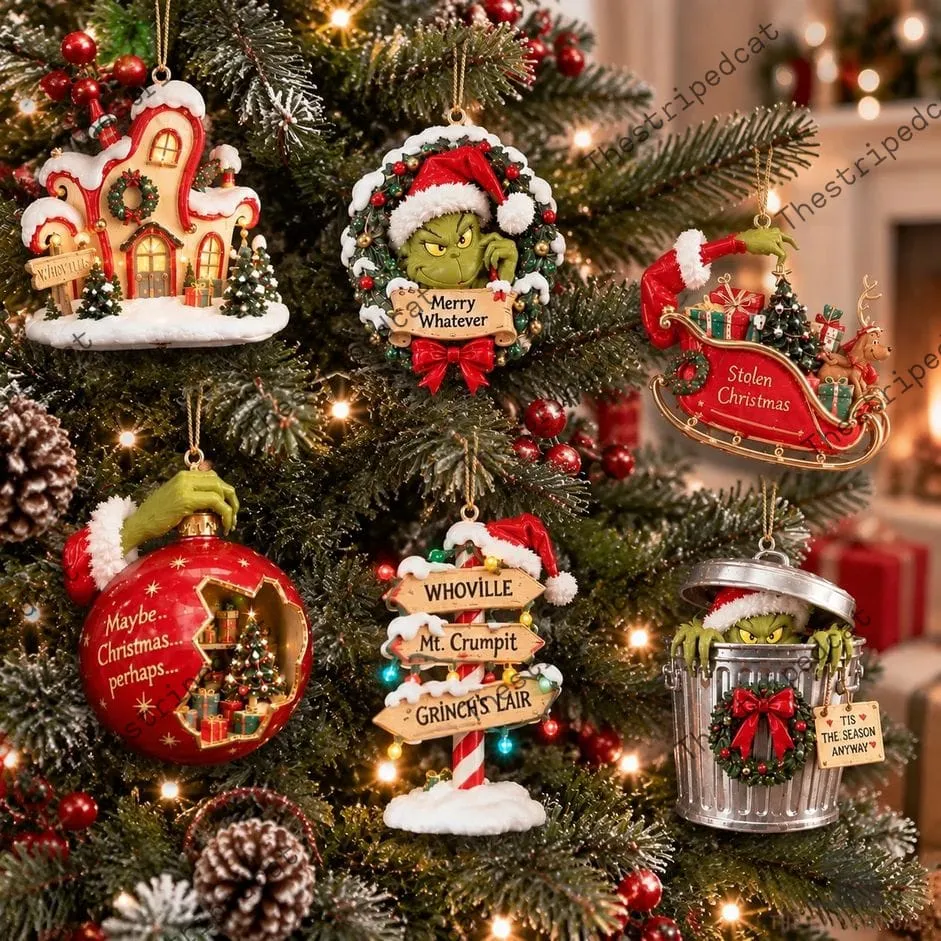 The Grinch Christmas 2026 Master Ornament – 6 Designs