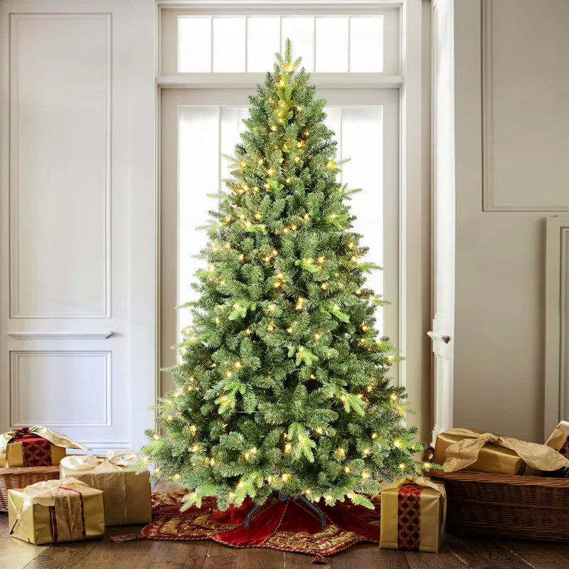 The Holiday Aisle® Pre-Lit Spruce Christmas Tree & Reviews | Joss & Main