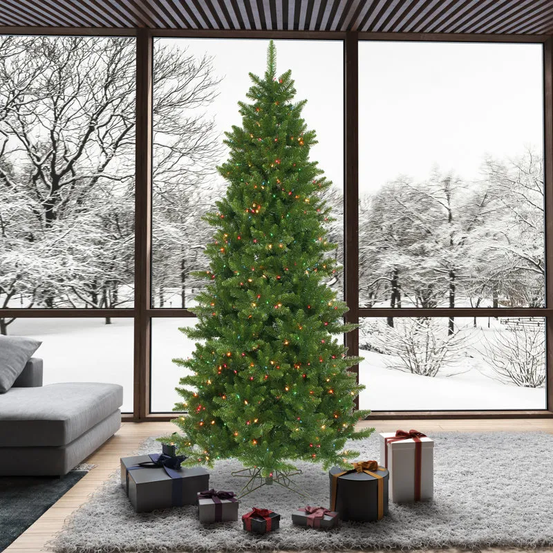 The Twillery Co.® Peabody Pre-Lit Fir Christmas Tree & Reviews | AllModern