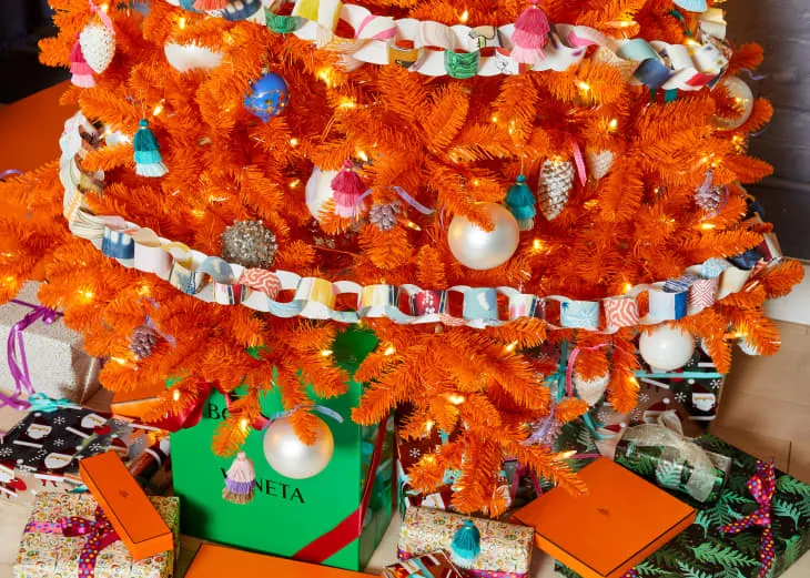 This Controversial Color of Christmas Tree Is Trending With Designers | Apartment Therapy