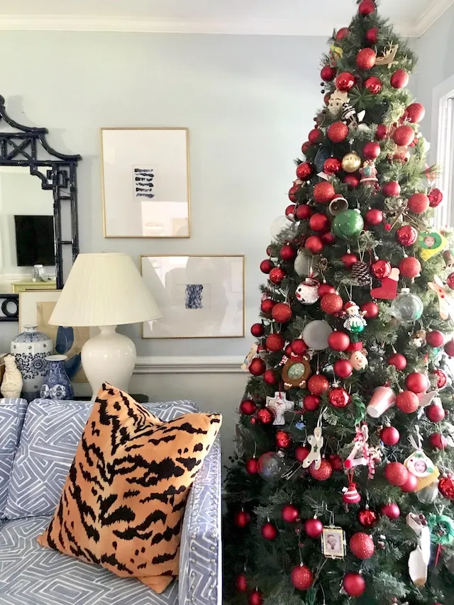 This Year's (Very Red) Christmas Tree