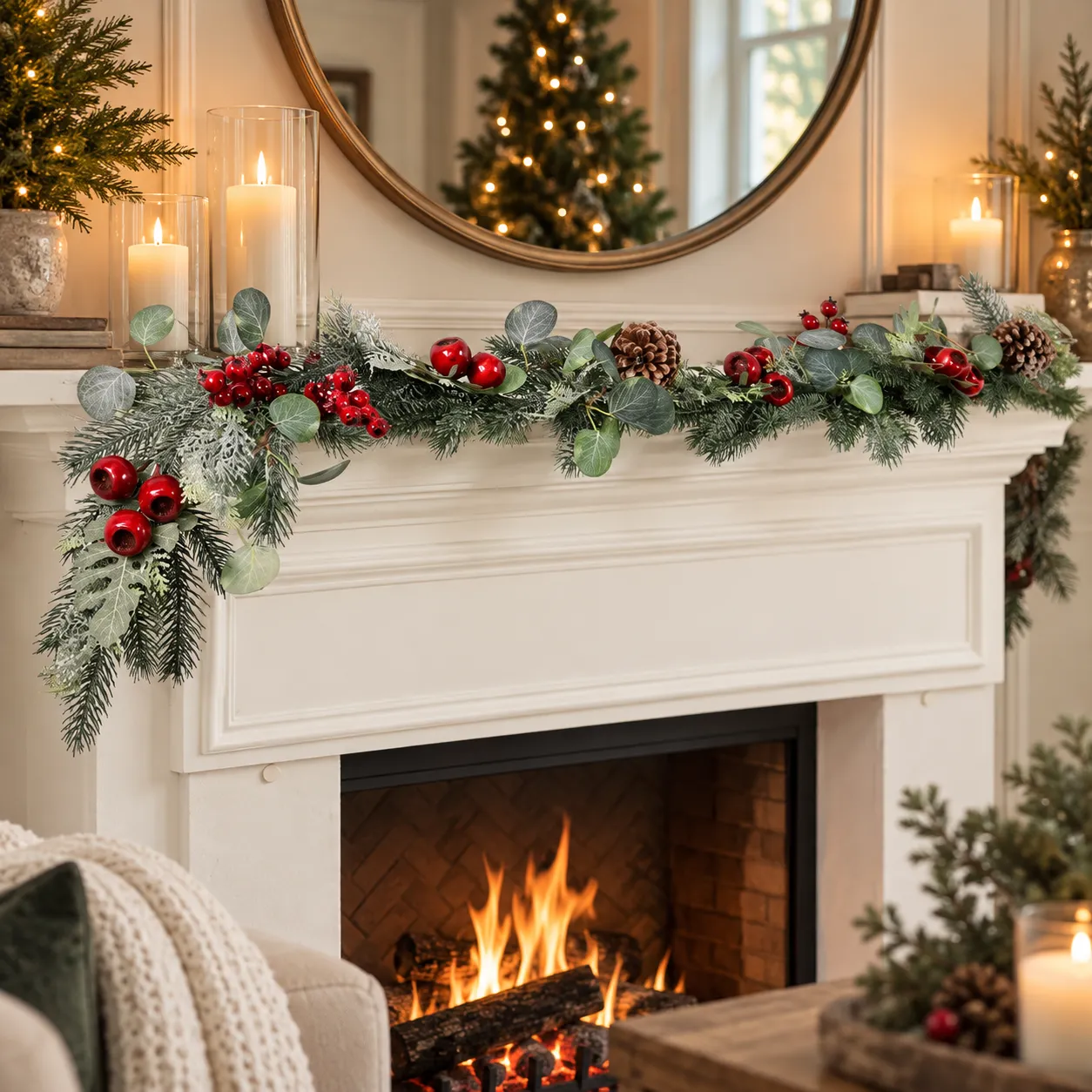 Traditional Christmas Garland - Very Verity Interiors