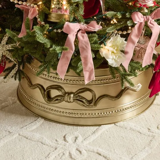 Tree Collar Christmas Tree Stands Skirts All About Christmas Tree Collars  Faith And Farmhouse