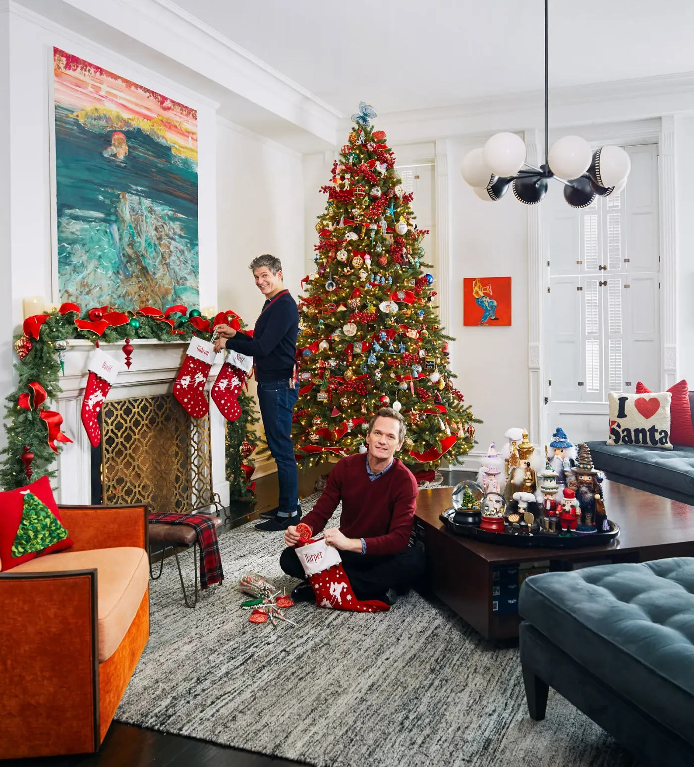 Unlocking Luxury - 12 Celeb Christmas Living Rooms To Envy