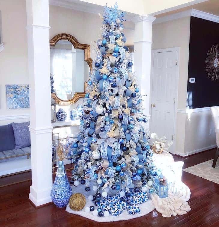 Unveiling the Beauty of Blue Christmas Trees - Farmhousehub