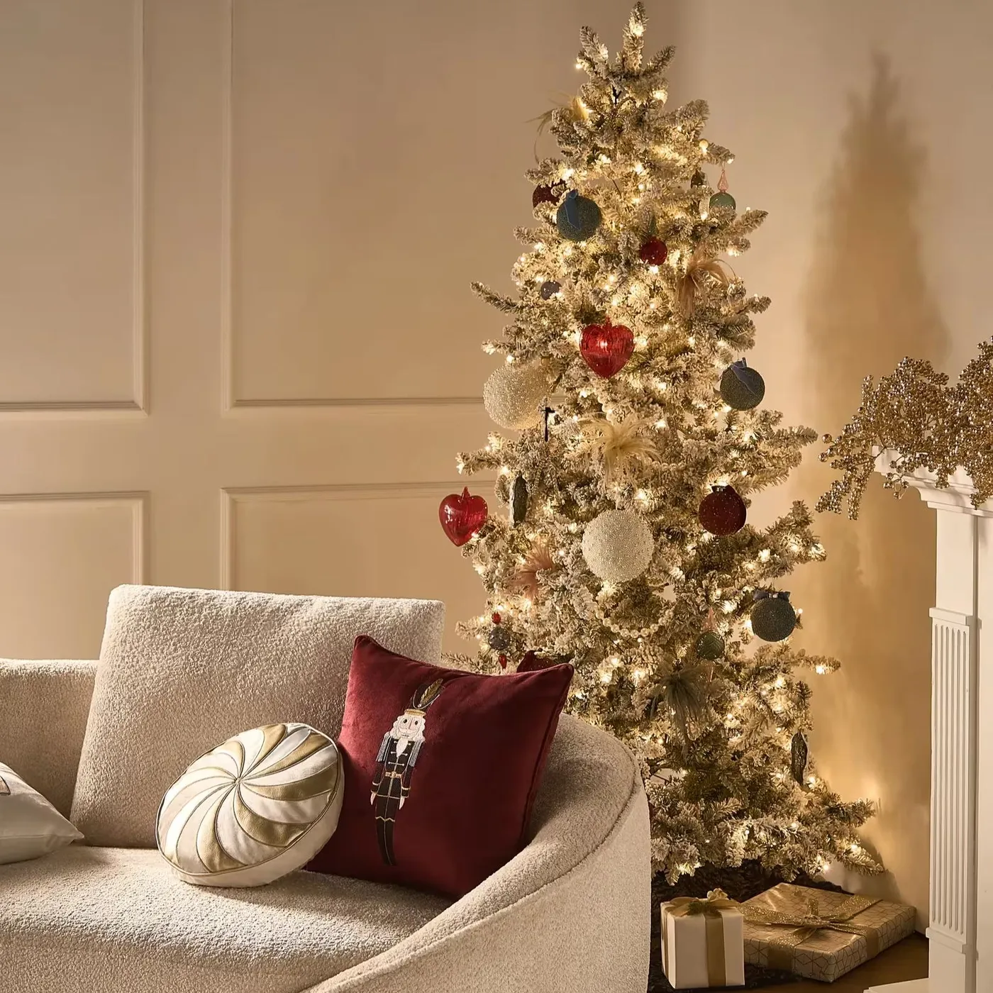 Velvet Bow Burgundy Glass Ornament Set of 2 | Z Gallerie