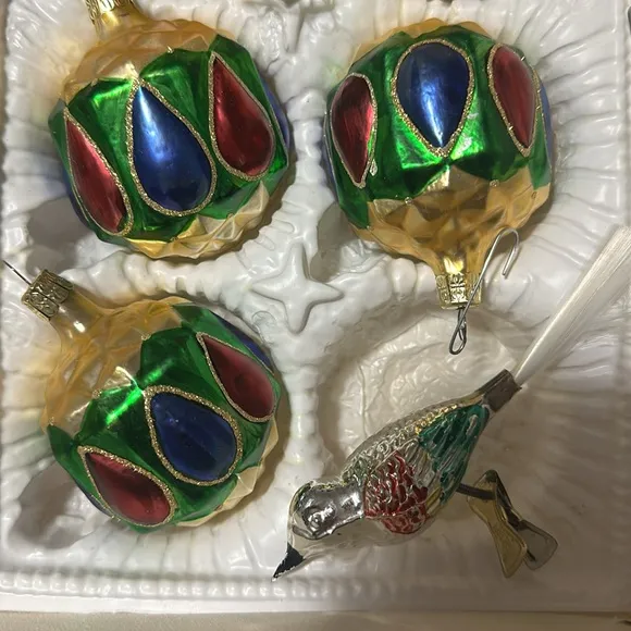 Vintage Christmas tree ornaments