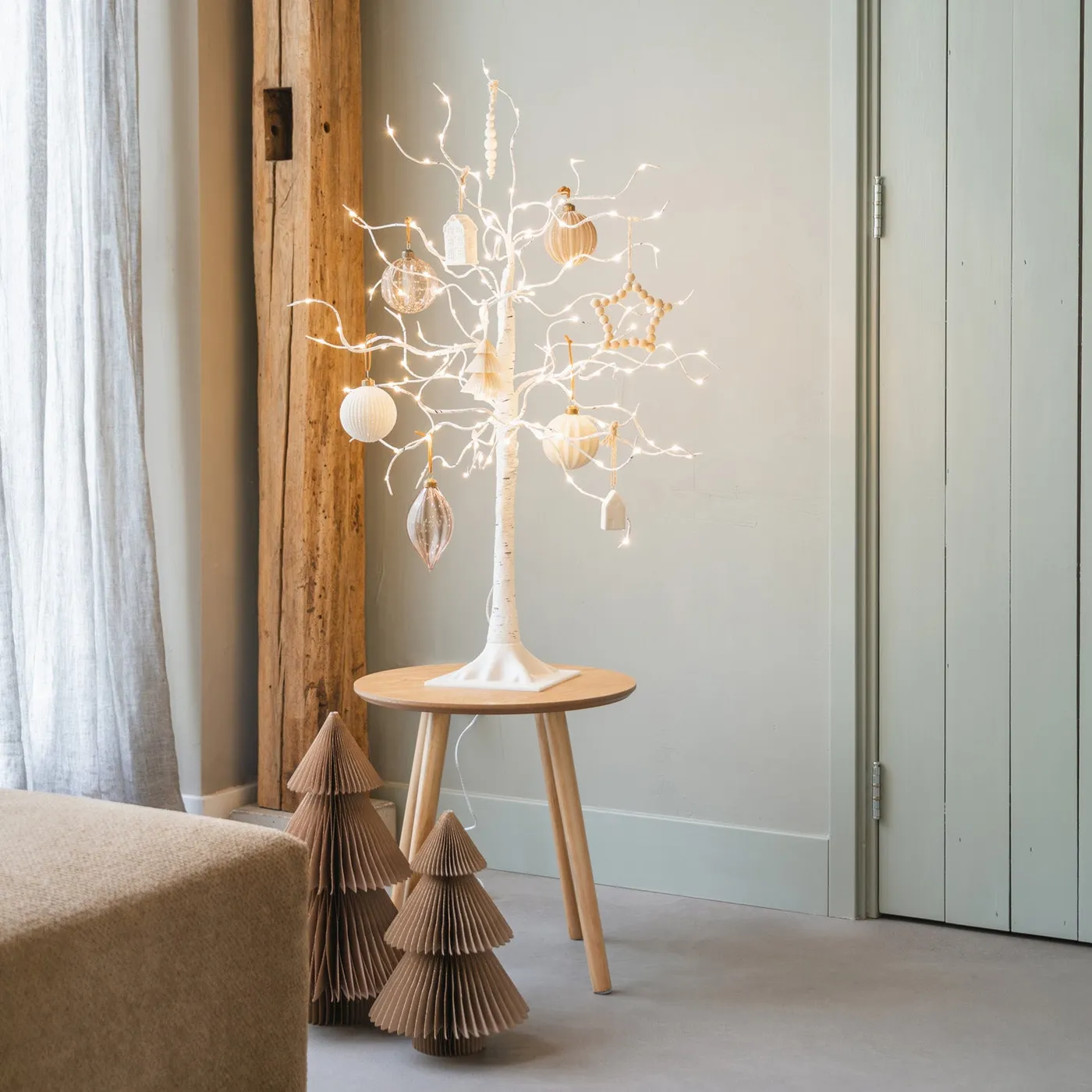 White birch LED tree 90cm Indoor & outdoor | It's all about Christmas