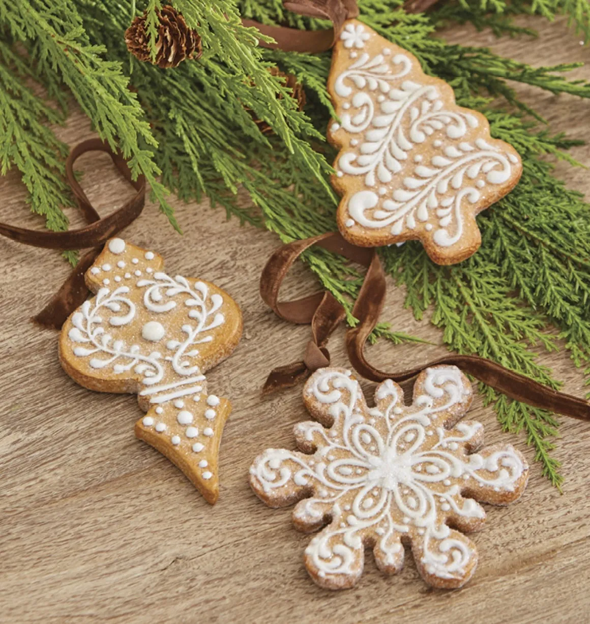 White Icing Gingerbread Ornaments– 4.5', Assorted – Inspired Homes by  Cricket