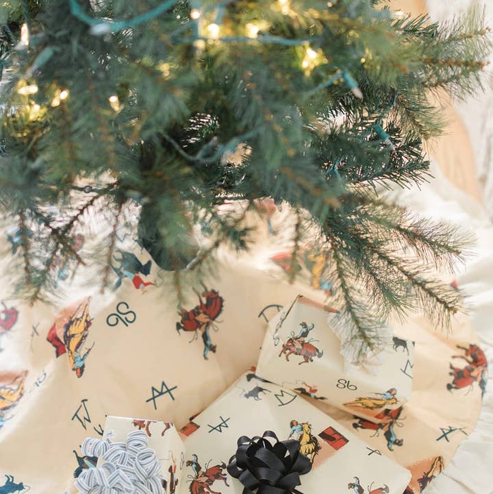 Wholesale Vintage Cowboy Wrapping Paper for your store - Faire