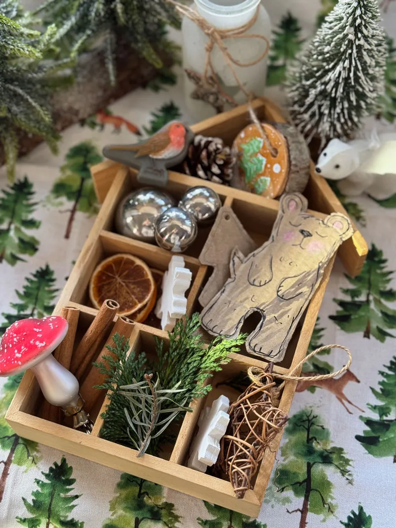 Winter Child Led Play With Loose Parts