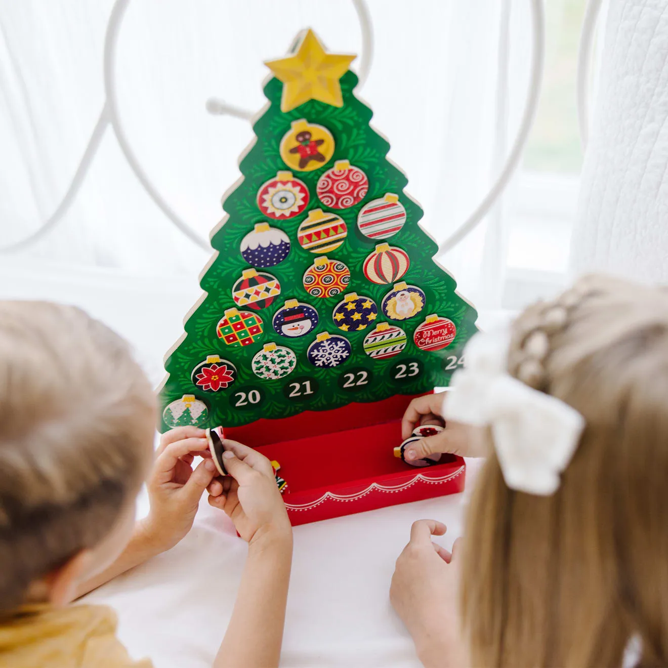 Wooden Festive Christmas Advent Calendar | Melissa & Doug