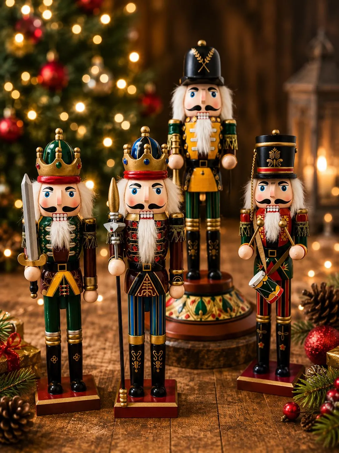 Wooden Nutcracker Decorations Unbranded Christmas And Winter Nutcracker Traditional Wooden Christmas Nutcracker Soldier – 12 Inch Festive