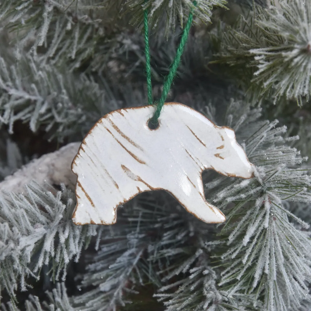 Woodland Bear Ornament – Dirty South Pottery