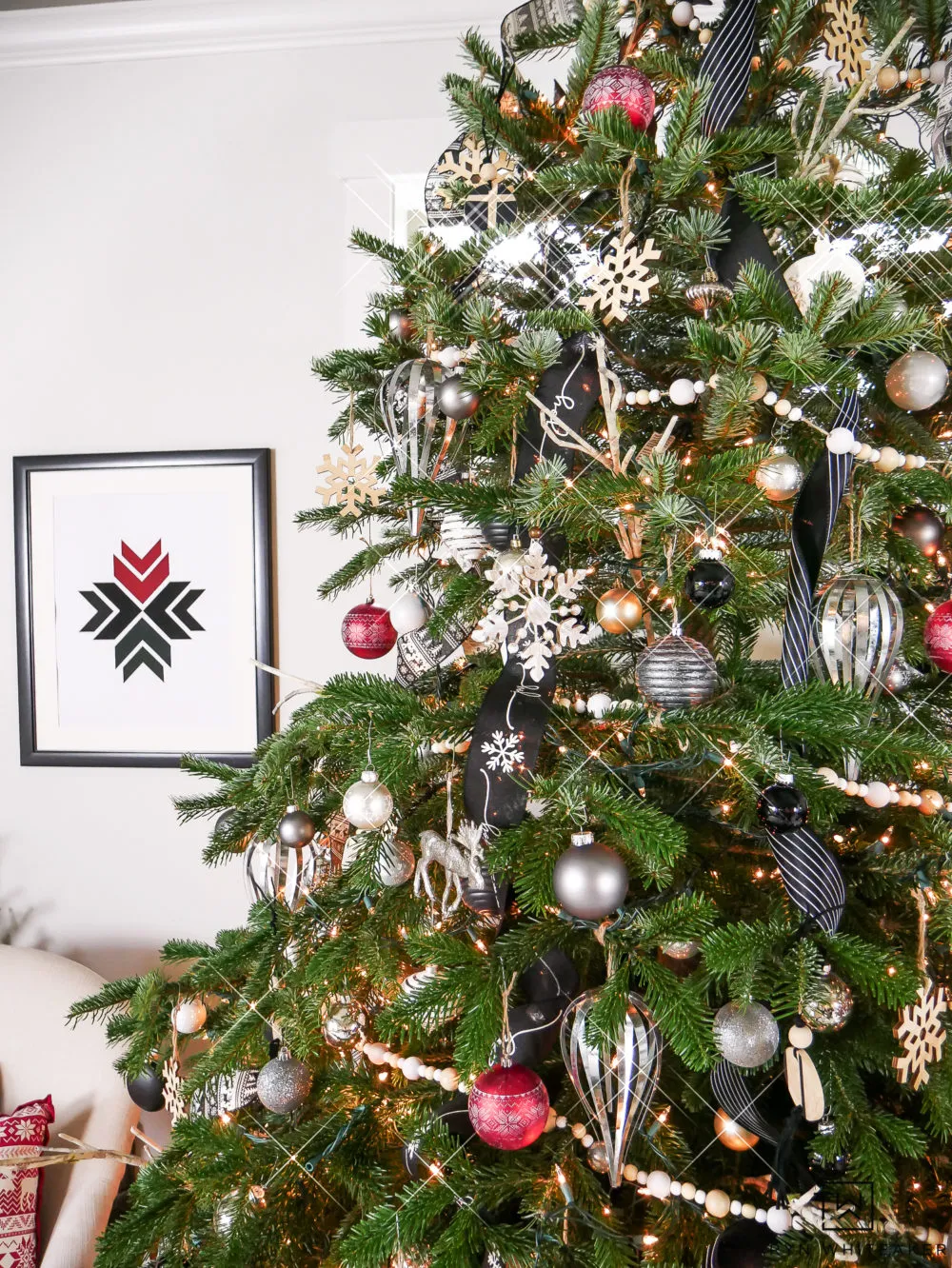 Woodland Chic Christmas Tree - Taryn Whiteaker Designs