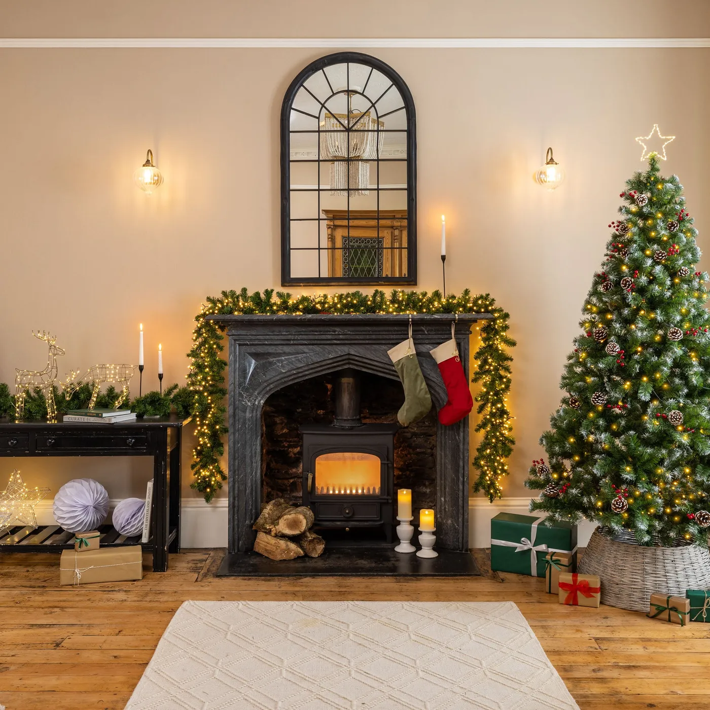 Woodland Spruce Artificial Christmas Tree | 5ft–7ft | Christow