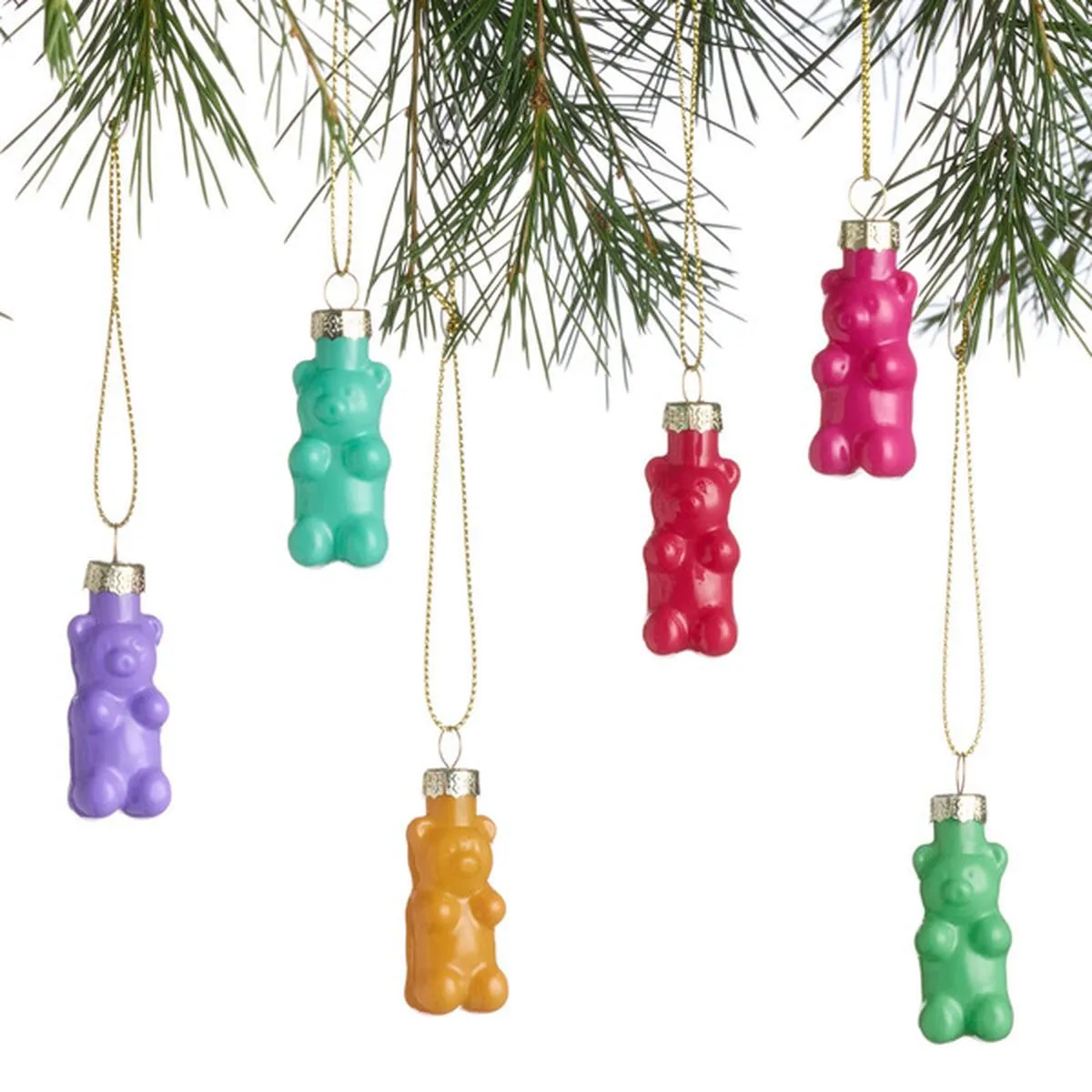 World Market Mini Opaque Glass Gummy Bear Ornaments - Multicolor (6 ct)  Delivery or Pickup Near Me - Instacart