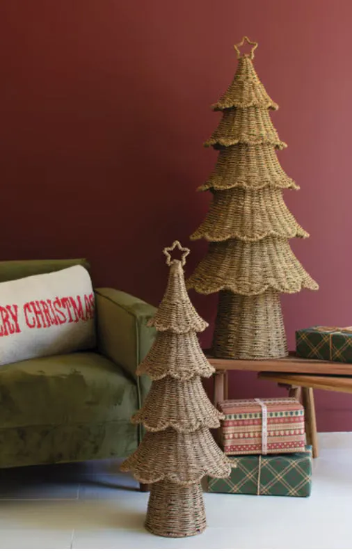 Woven Vine Christmas Trees – Park Place Midtown